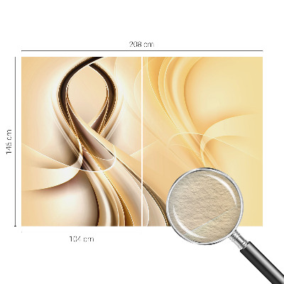 Høj kvalitet fototapet Bølgede linjer