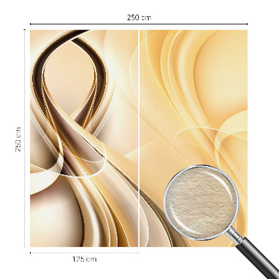 Høj kvalitet fototapet Bølgede linjer