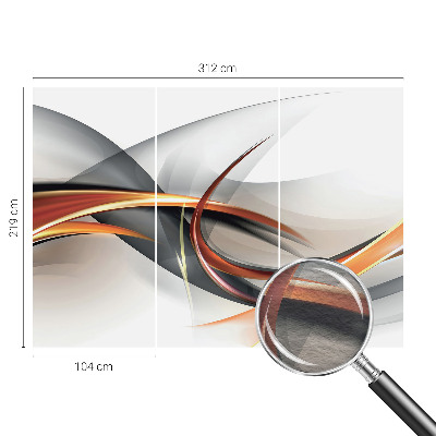 Non-woven fototapet med abstrakt dynamisk motiv