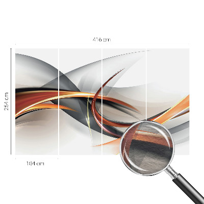 Non-woven fototapet med abstrakt dynamisk motiv