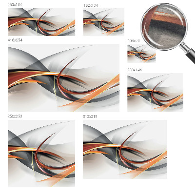 Non-woven fototapet med abstrakt dynamisk motiv