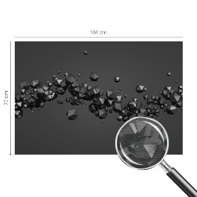 Fotovæg Sorte klumper