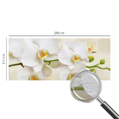 Vægtapet med blomstermotiv