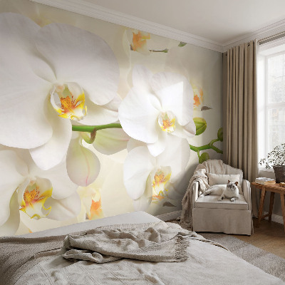 Vægtapet med blomstermotiv