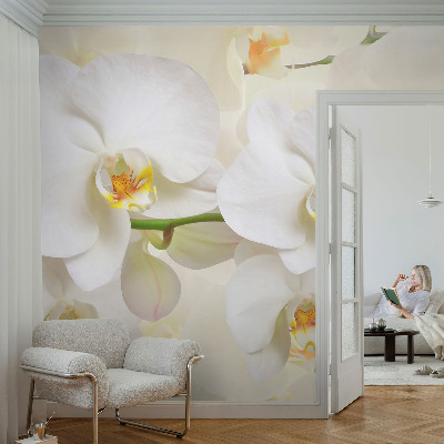 Vægtapet med blomstermotiv