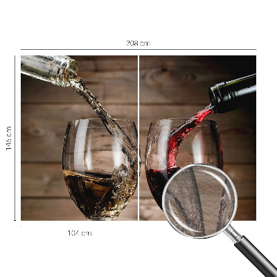 Fototapet børneværelse Glas vin