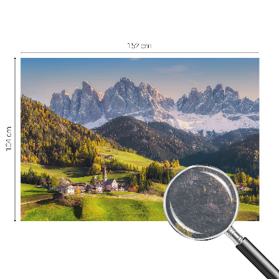 Modern fototapet med motiv af et bjerglandskab
