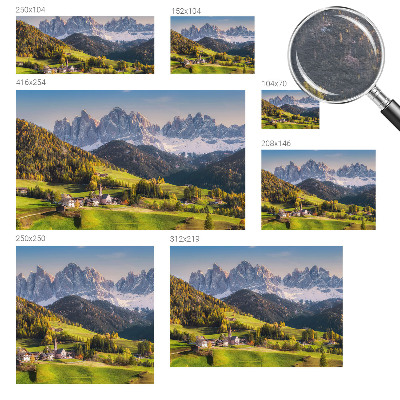 Modern fototapet Bjerglandskab