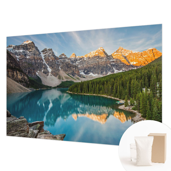 Stor fototapet Bjergrefleksion