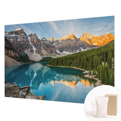 Stor fototapet Bjergrefleksion