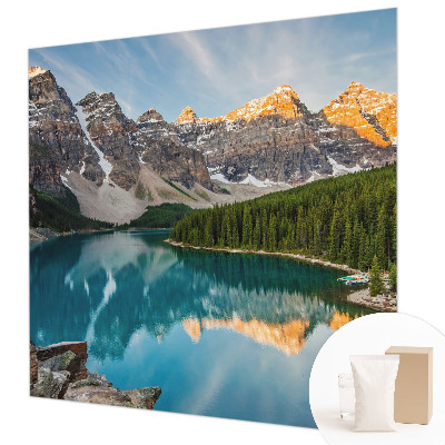 Stor fototapet Bjergrefleksion