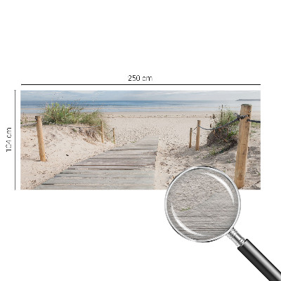 3D fototapet Trægangbro