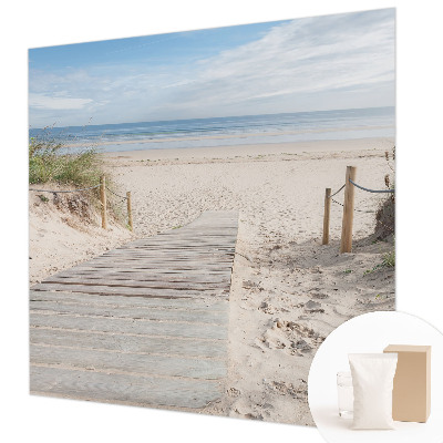 3D fototapet Trægangbro