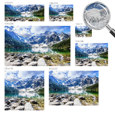 Foto tapet Bjerglandskab