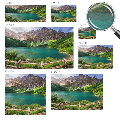 Fototapet soveværelse Bjerglandskab