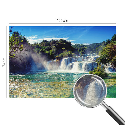 Non-woven fototapet Vandfaldslandskab