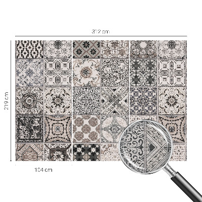 Tapet væg Flisemønstre