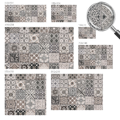 Tapet væg Flisemønstre