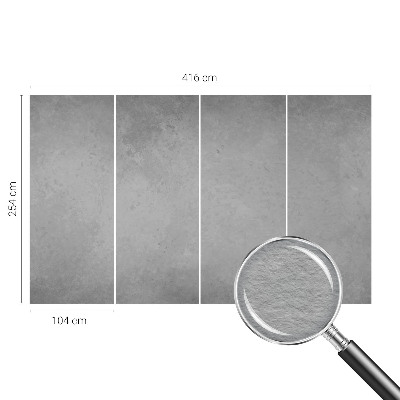 Fototapet stue i elegant grå