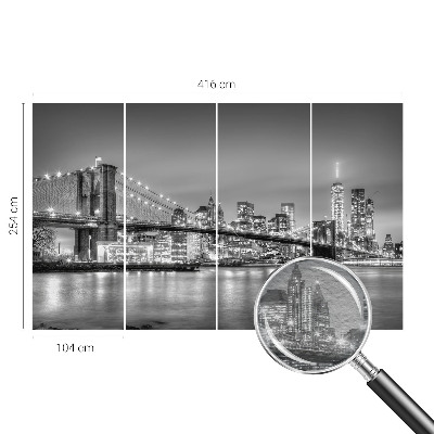 Fototapet børneværelse Metropolbroen