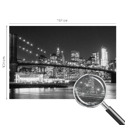 Fotovæg soveværelse Natpanorama