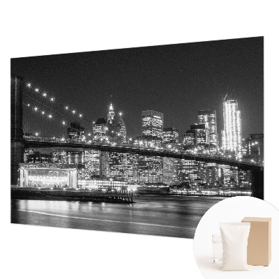 Fotovæg soveværelse Natpanorama