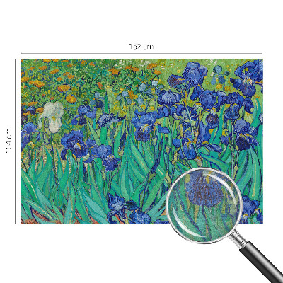 3D fototapet Haveblomster