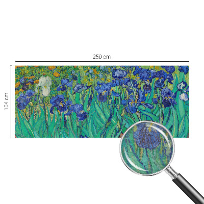 3D fototapet Haveblomster