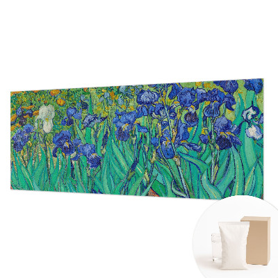 3D fototapet med motiv af haveblomster