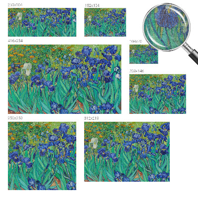 3D fototapet Haveblomster