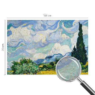 Stor fototapet Udtryksfulde skyer