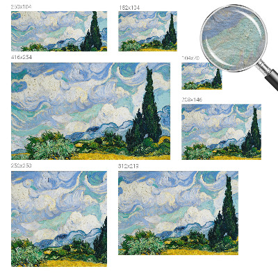 Stor fototapet Udtryksfulde skyer