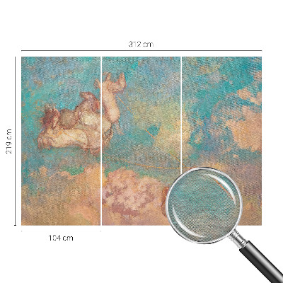 Vlies fototapet med motiv af himmelske pegasi
