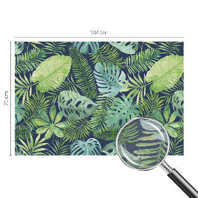 Non-woven fototapet med motiv af tropiske blade