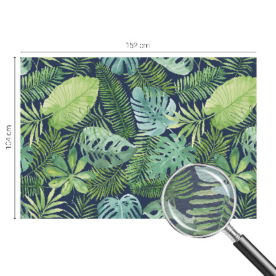 Non-woven fototapet med motiv af tropiske blade