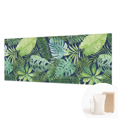 Non-woven fototapet med motiv af tropiske blade