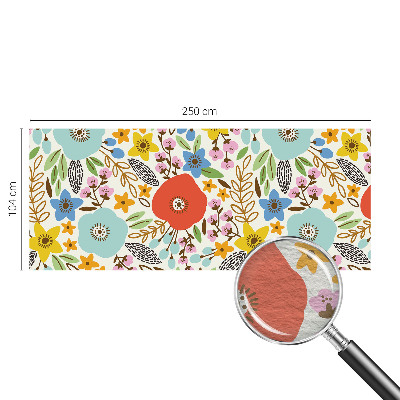 Tapet Blomstermønster