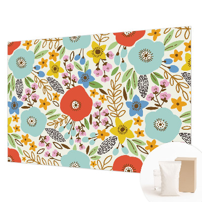 Tapet Blomstermønster