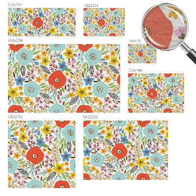 Tapet Blomstermønster