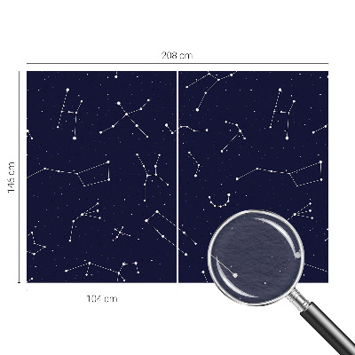Fototapet børneværelse med motiv af et stjernehimmel-univers