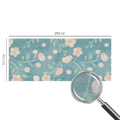 Fotovæg stue Blomsteragtig elegance