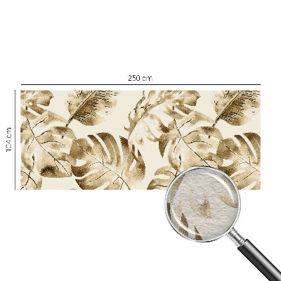 Fototapet efter mål med motiv af eksotisk flora