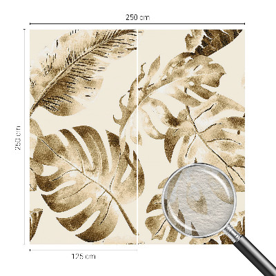 Fototapet efter mål Eksotisk flora