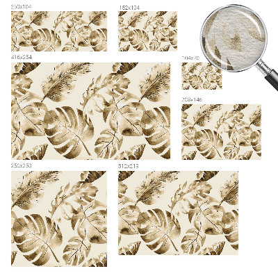 Fototapet efter mål Eksotisk flora