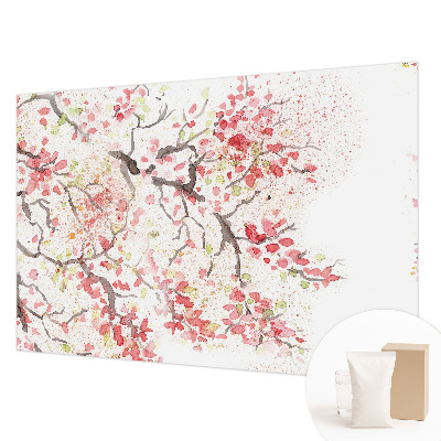 Fototapet på mål Blomstrende grene