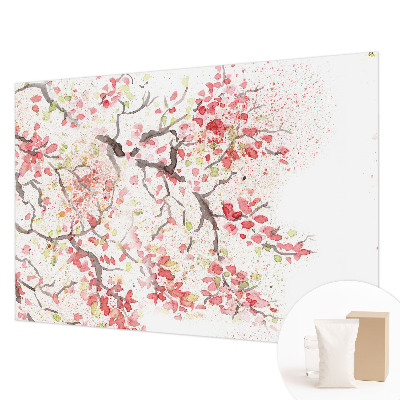 Fototapet på mål Blomstrende grene