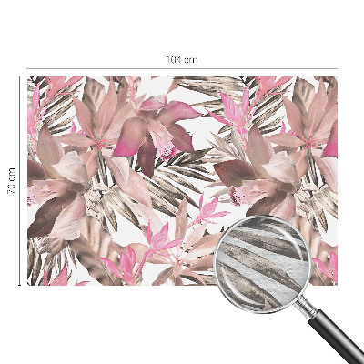 Høj kvalitet fototapet med motiv af eksotiske blomster