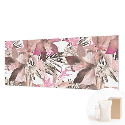 Høj kvalitet fototapet med motiv af eksotiske blomster