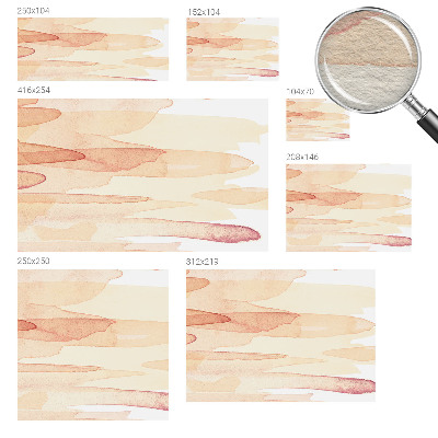 Foto tapet Pastelstrøg