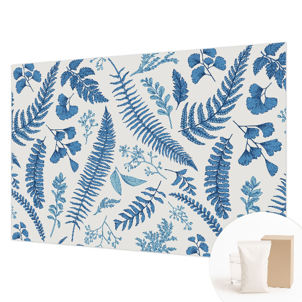 Vlies fototapet med botaniske mønstre
